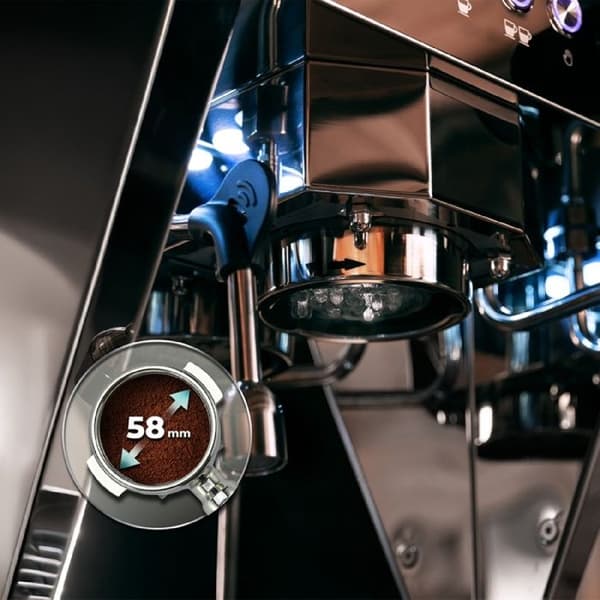 Espressomaskin - Baristeo - Brava - 15 bar - Vattentank 2,5L - Malet kaffe