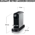 Miniatyrbild 3 av 4: Maskin för kaffe Nespresso Krups Citiz Platinum Titan Kaffebryggare Dosetter YY5077FD
