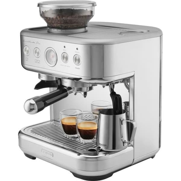 Espressomaskin - SENCOR - SES 6010SS - 15 barer - Kaffekvarn - 250 g bönor - Rostfritt stål