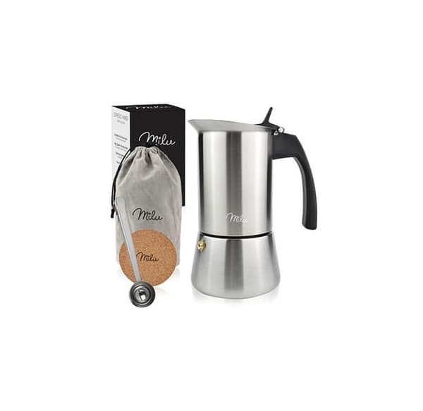 MILU - Maskin för Espresso Milu Silver, 4 koppar