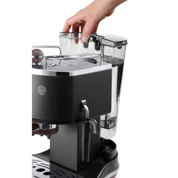 DELONGHI - Espressomaskin 15 barer svart - icona vintage - ecov311bk