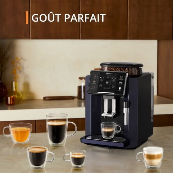 Sensation C50 Kaffemaskin med bönor blå / svart