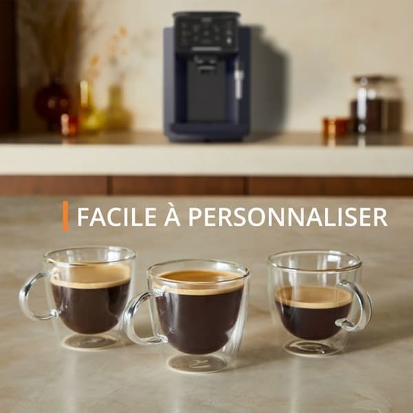 Sensation C50 Kaffemaskin med bönor blå / svart