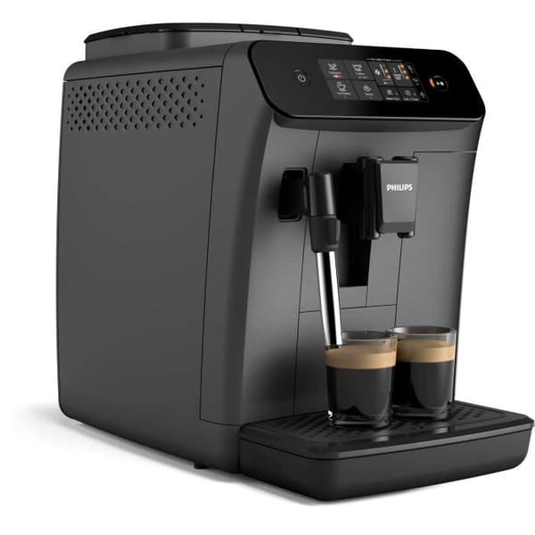 Philips 800-seriens automatisk espressomaskin, 2 kaffeinställningar, pekskärm, diskmaskinssäker, svart (EP0824/00)