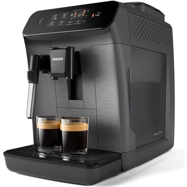 Philips 800-seriens automatisk espressomaskin, 2 kaffeinställningar, pekskärm, diskmaskinssäker, svart (EP0824/00)