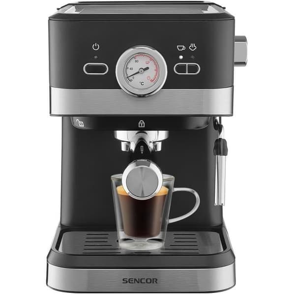 Espressomaskin - SENCOR - SES 1721BK - 1050 W - 20 barer - Svart