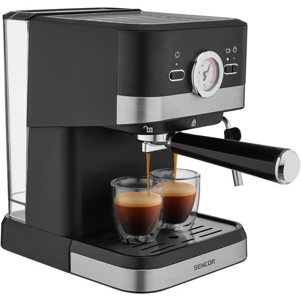 Espressomaskin - SENCOR - SES 1721BK - 1050 W - 20 barer - Svart