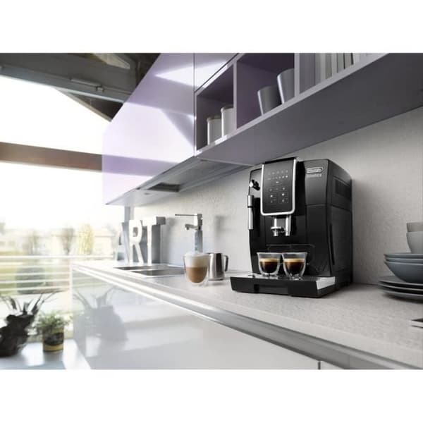 Espressomaskin - DELONGHI - ECAM 350.15.B - DINAMICA - Med kvarn - 4 recept - Svart