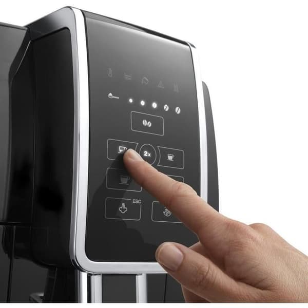 Espressomaskin - DELONGHI - ECAM 350.15.B - DINAMICA - Med kvarn - 4 recept - Svart