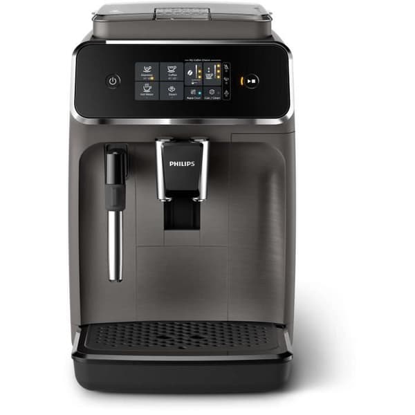Philips 2200-serien automatisk espressomaskin, mjölkskummare, intuitiv pekskärm, grå (EP2224/10)