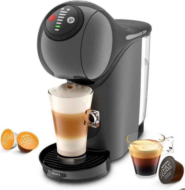 Nescafé Dolce Gusto Krups Genio S KP243B10, Multifunktionskaffemaskin, 0,8 L, Justerbar storlek, Automatisk avstängning