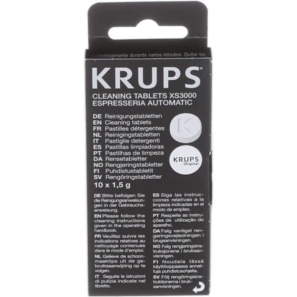 Diskmedelstabletter - KRUPS - XS300010 - Rengöring - Desinfektion - Avkalkning