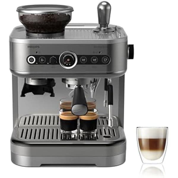Espresso Maskin Semi Automatisk - PHILIPS - Barista Brew - 250 g - 15 bar - Svart