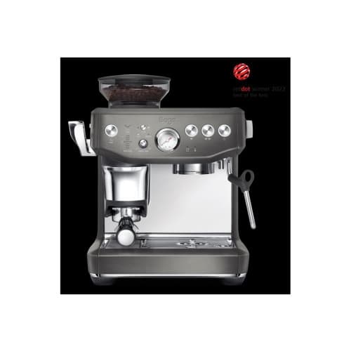 Sage SES876BST4EEU1 the Barista Express Impress - automatisk kaffekokare med mjölkskummare - 9 bar - svart rostfritt stål
