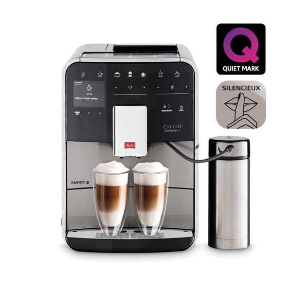 Melitta Barista Smart TS automatisk espressomaskin - Svart - Malet kaffe - 15 bar - 1,8 L