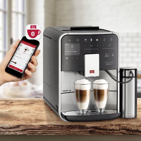 Melitta Barista Smart TS automatisk espressomaskin - Svart - Malet kaffe - 15 bar - 1,8 L