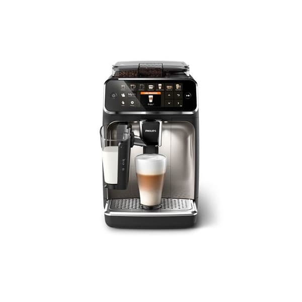 PHILIPS Helautomatisk espressomaskin - 12 läckra kaffesorter tillagade med färska bönor - TFT-display (EP5447/90)