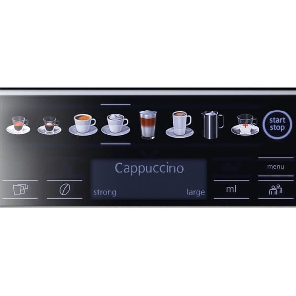 Superautomaattinen kahvinkeitin Siemens AG TE657319RW Musta Harmaa 1500 W 2 Puodeliai 1,7 L