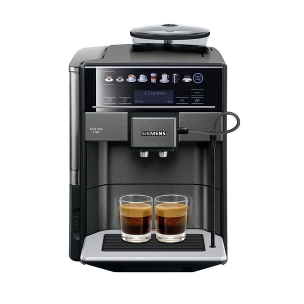 Superautomaattinen kahvinkeitin Siemens AG TE657319RW Musta Harmaa 1500 W 2 Puodeliai 1,7 L