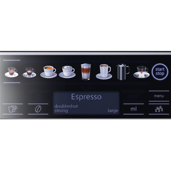 Superautomaattinen kahvinkeitin Siemens AG TE657319RW Musta Harmaa 1500 W 2 Puodeliai 1,7 L
