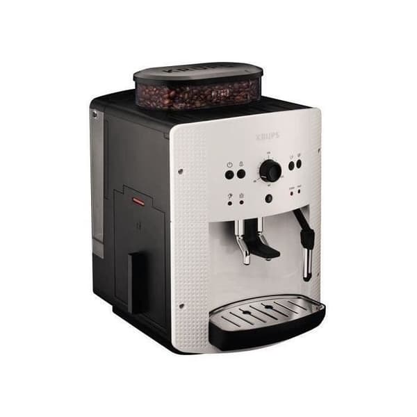 KRUPS - Espressokvarn - 1450W - avtagbar tank 1,7 L - kapacitet 260g - Essential - vit -EA810570