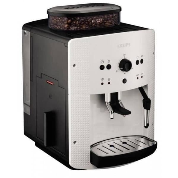KRUPS - Espressokvarn - 1450W - avtagbar tank 1,7 L - kapacitet 260g - Essential - vit -EA810570