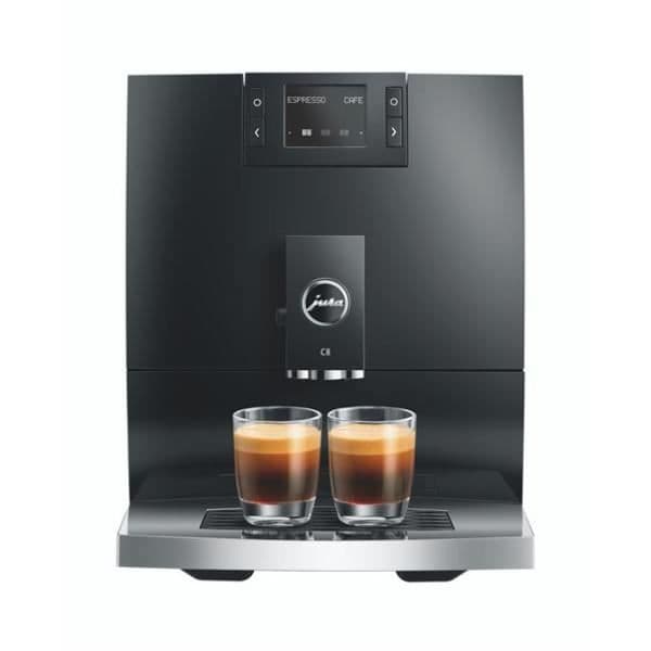 Espressomaskin med malare - JURA - C8 Piano Black - 1450 W - Svart - Kompatibel med kaffebönor