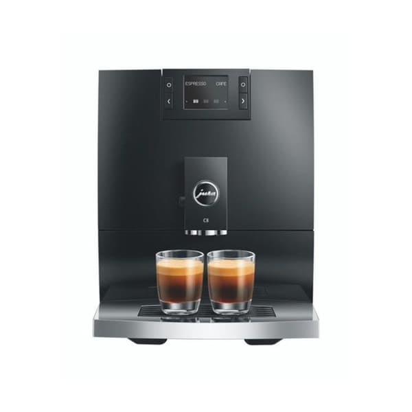 Espressomaskin med malare - JURA - C8 Piano Black - 1450 W - Svart - Kompatibel med kaffebönor