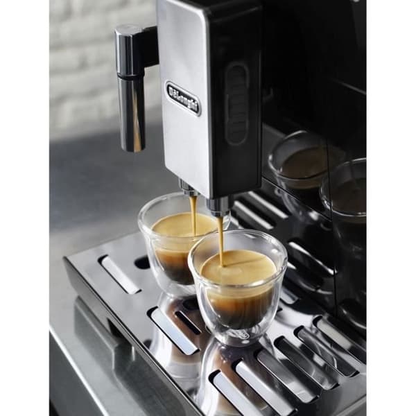 Kaffemaskin med kvarn - DELONGHI - ECAM 44.660.B - 1450 W - 400 g bönor - Svart