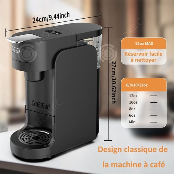 INN® Kaffemaskin 350ml Kapsel Kaffemaskin Mini Hushålls Helautomatisk Kaffepulver Användning