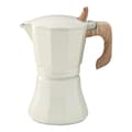 Miniatyrbilde 1 av 2: Italian Kaffekanne Oroley Petra Krem Aluminium 9 Kopper