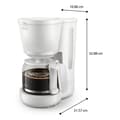 Miniatyrbild 1 av 3: Kaffebryggare Philips HD7411/00 Vit 1080 W 1,25 L