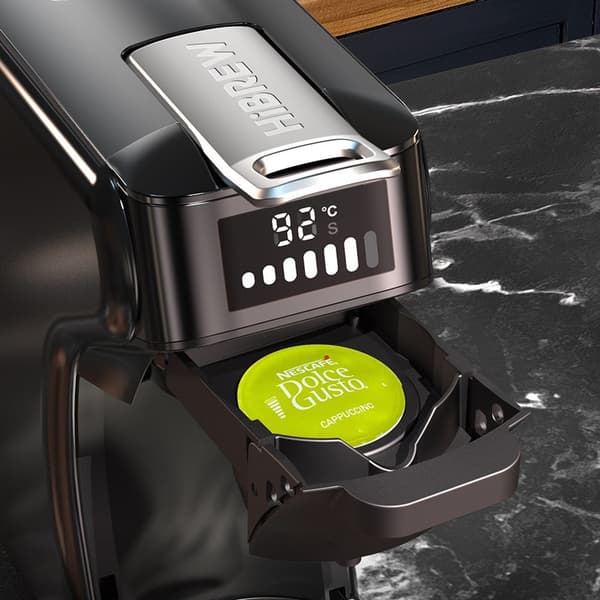 Hibrew H1B 6-i-1 Kaffebryggare 600ml Vattentank 19 Bar Tryckutvinning Kall/Varmt Läge LED-indikator