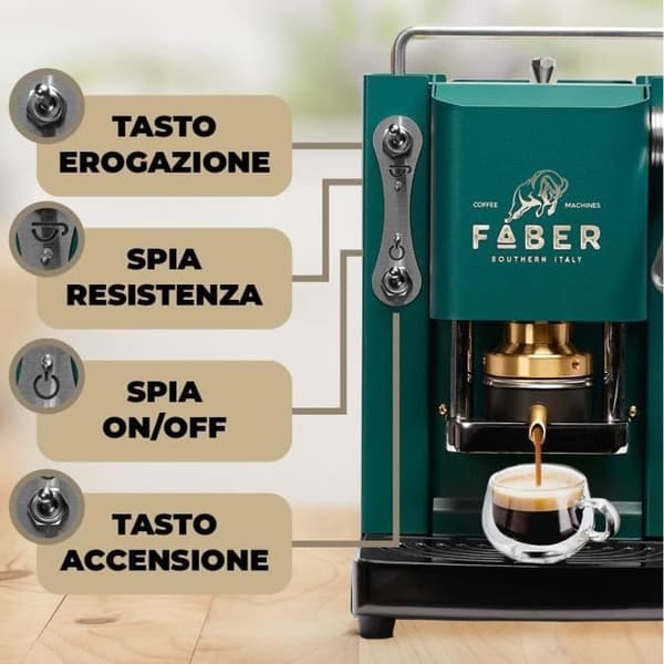 Maskin för kaffe FABER KAFFEMASKINER Modell Pro Mini Deluxe