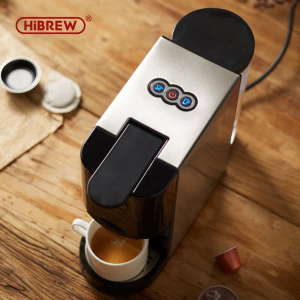Hibrew H3A 5-i-1 Kaffemaskin 19 bar tryck 1000 ml vattentank Anti-torkningsskydd