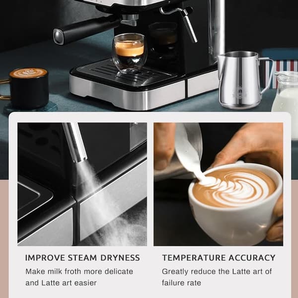 Hibrew H5 Kaffebryggare 20 Bar Halvautomatisk Espressomaskin 1,5L Kapacitet