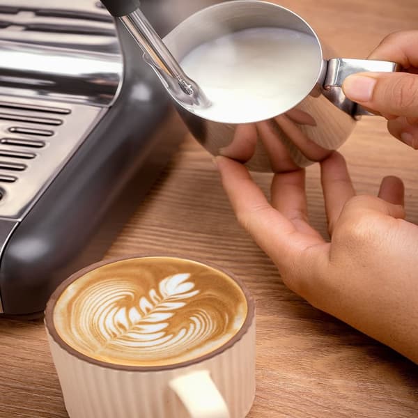 HiBREW H7A Espressomaskin med dubbelt pannasystem, 20 bar, nominell effekt 1380~1550W, 2,8 tums kapacitet