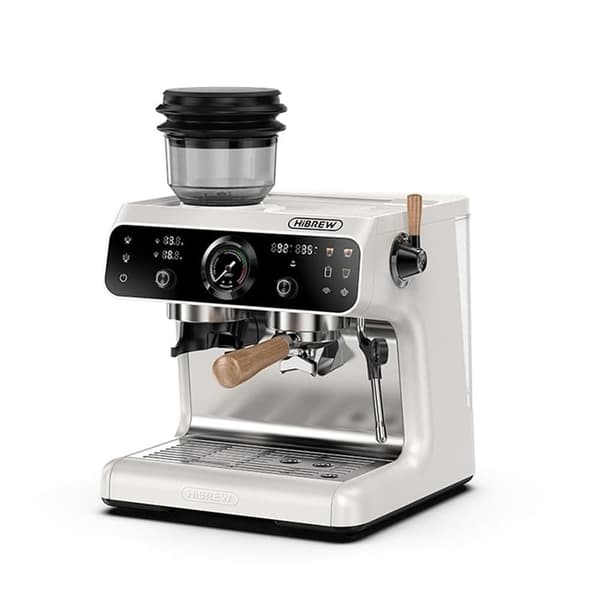 HiBREW H7B Espressomaskin med kvarn, NOMINERAD EFFEKT 2800 W, 20 barer, 2,8 liters kapacitet