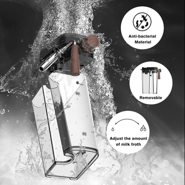 HiBREW H8A 19 bar espressomaskin, nominell effekt 1050-1250W