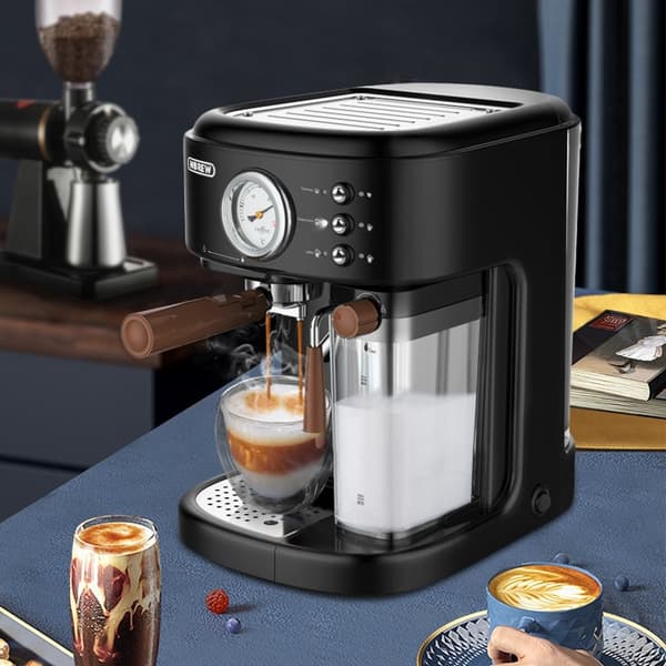 HiBREW H8A 19 bar espressomaskin, nominell effekt 1050-1250W