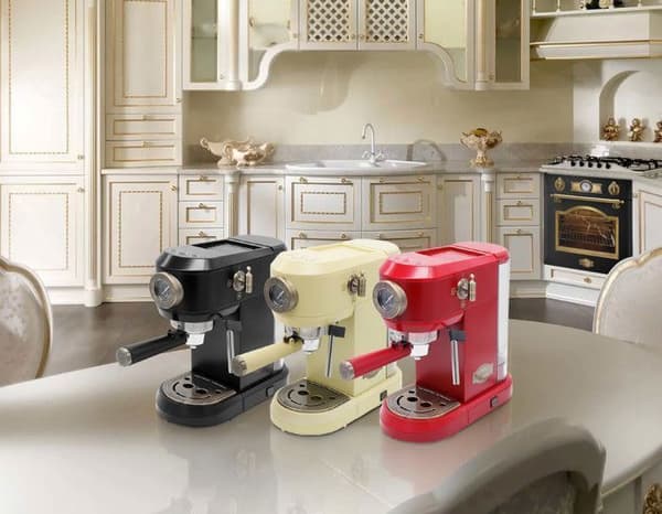 KAISER Espressomaskin KA 2005 Em, Kaffeautomat i antracit, Espressomaskin med portafilter, 19 bar