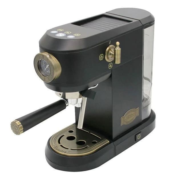 KAISER Espressomaskin KA 2005 Em, Kaffeautomat i antracit, Espressomaskin med portafilter, 19 bar