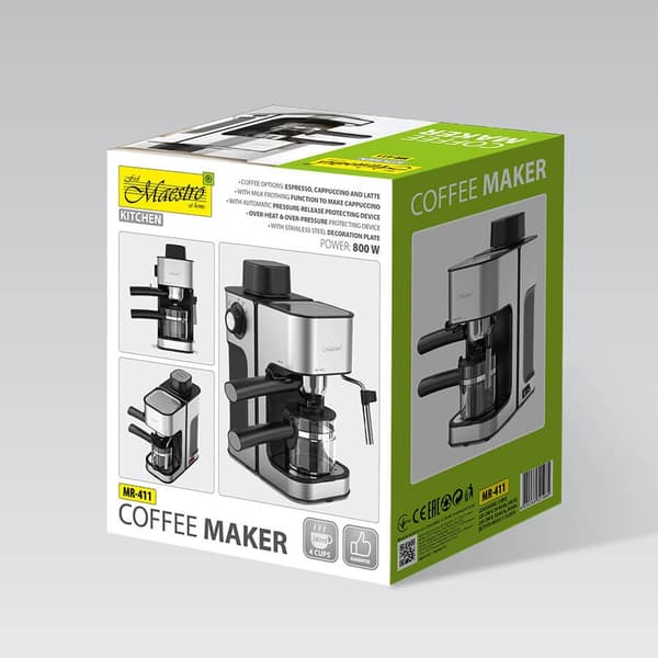 Kolvkaffebryggare 800W MAESTRO MR-411
