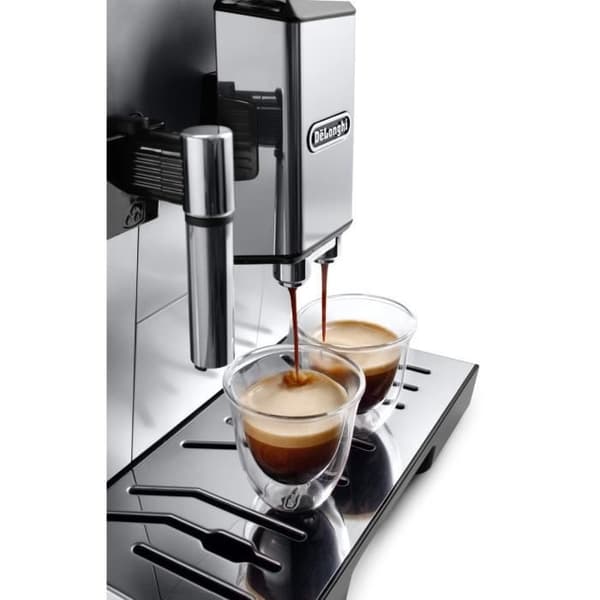 Automatisk espressomaskin med kvarn - DELONGHI Dinamica ECAM 350.55.B - Svart