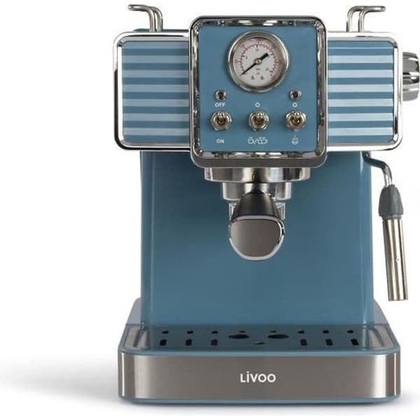 LIVOO DOD174 Espressomaskin - 1,5L tank - Blå