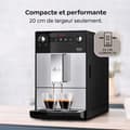 Miniatyrbild 3 av 5: MELITTA Purista Bean-to-Cup kaffemaskin - Silver