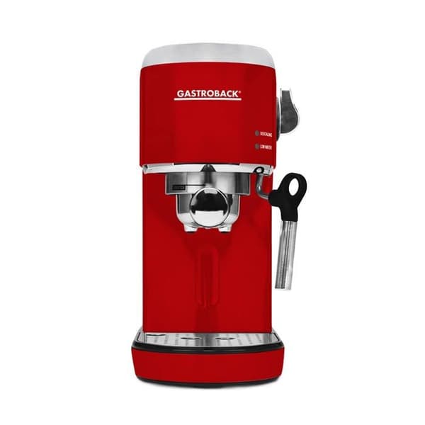 Gastroback espressomaskin kvarn - 42719 - Piccolo espressomaskin, rostfritt stål, röd