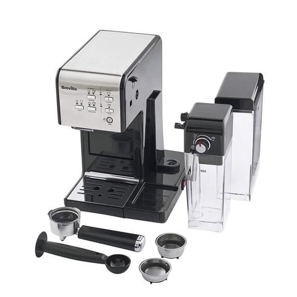 Breville - Prima Latte II espressomaskin - latte och cappuccino - professionell pump 15 bar och mjölkskummare -