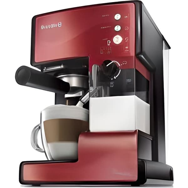 Espressomaskin - BREVILLE - VCF 046 X - Malet kaffe - 15 bar - Röd