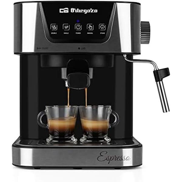 Espresso- och cappuccinobryggare - Orbegozo Ex 6000 - Tryck 20 bar - 1,5 l tank - Pods - 1050